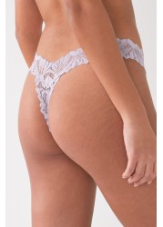 Comfort Lace Knickers Thong