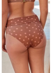 Bikini Bottoms Roll Top Briefs