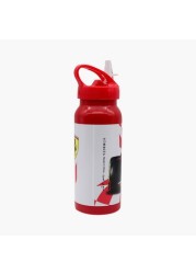 Ferrari Print Water Bottle with Straw