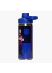 Barcelona Print Water Bottle with Lid - 600 ml