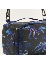 Juniors Dinosaur Print Lunch Bag with Detachable Strap