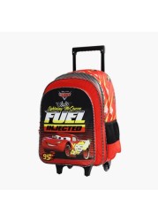 Disney Cars Fuel Injected Print Trolley Backpack - 18 inches