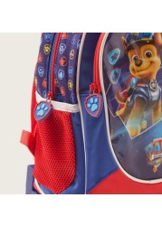 Paw Patrol Printed Trolley Backpack with Retractable Handle - 14 inches