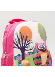 OOPS Forest Print Backpack - 12 inches