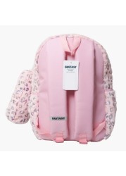 Juniors Textured Backpack with Pencil Case