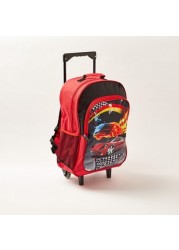 Juniors Printed 16-inch Trolley Backpack with Lunch Bag and Pencil Pouch