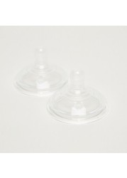 Tommee Tippee Closer to Nature 2-Piece Medium Flow Teat Set -3 months+