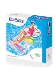 Bestway Inflatable Kool Lounge (165 x 89 cm, Multicolored)