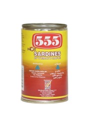 555 Hot Sardines In Tomato Sauce 155gm