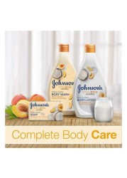 JOHNSON’S, Body Wash, Vita-Rich, Yogurt, Peach & Coconut, 400 ml x Pack of 2