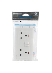 Oshtraco Double Wall Socket W/Neon (13 Amp)