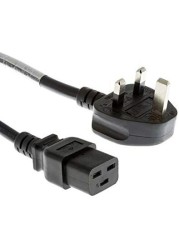 1.5 Meters C19 Power Cable UK Mains Plug to IEC 320 C19 Extension Cord Leads