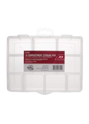 Ace Plastic 10 Compartment Storage Box (4.4 x 15 x 20 cm, Small)