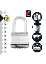 Master Lock Laminated Steel Heavy Duty Padlock W/Keys (9.1 x 5.2 x 3.1 cm)