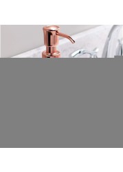 InterDesign Sutton Soap Pump (9 x 20 cm, Rose Gold)