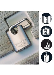 Master Lock Stainless Steel Marine Padlock W/Keys (9 x 5 x 2.3 cm)