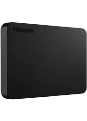 Toshiba 1TB Canvio Basics 2.5&quot; USB 3.0 Portable External Hard Drive, Black - HDTB410EK3AA