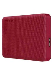 Toshiba Canvio Advance 1TB Portable External Hard Disk Red