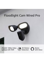 Ring Cam Wired Pro Rechargeable Floodlight (21.7 x 32.6 x 20.2 cm)