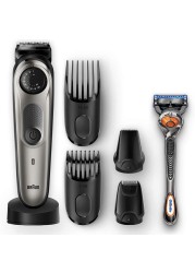 Braun Beard Trimmer & Hair Clipper Set, BT7940TS (9 Pc.)