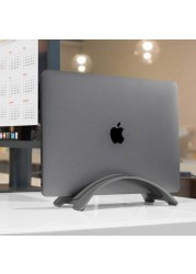 Twelve South BOOKARC Vertical Macbook Stand - Ergonomic Vertical Stand, Desktop Space Saver, Premium Aluminum Cradle/Holder for Apple Macbook Air 13&quot; &amp; MacBook Pro 13/15/16&quot; - Space Grey