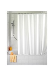 Wenko Polyester Shower Curtain W/8 Shower Curtain Rings