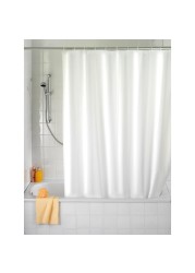 Wenko Plastic Shower Curtain W/12 Shower Rings (120 x 200 cm)