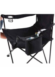 Coleman Steel Foldable Camping Quad Chair W/Cooler