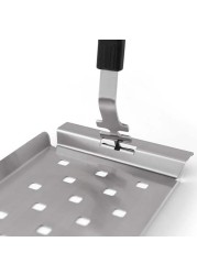 Broil King Solid Stainless Steel Grid Lifter (29.4 x 4.8 x 5 cm, Black/Silver)