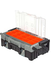 Tactix Tool Box with Organizers (61 x 16.5 x 30.5 cm , Black/Gray)