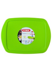 Pyrex Cook & Store Glass Rectangular Dish W/ Plastic Lid (2.7 L)