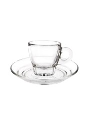 Ocean Caffe Espresso Cup & Saucer Set (6 Pc.)