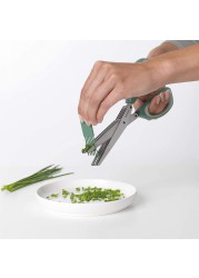 Brabantia Tasty+ Stainless Steel Herb Scissors W/Cleaning Tool (1.9 x 7.9 x 22.2 cm)