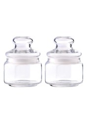 Ocean Glass Pop Jar Set (325 ml, 2 Pc.)