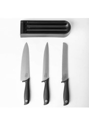 Brabantia Tasty+ Steel Knife Drawer W/Knives Set (6.3 x 9 x 35.5 cm, 4 Pc.)