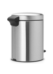 Brabantia NewIcon Pedal Bin (5 L, Matt Steel)