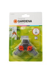 Gardena Twin-Tap Y Connector (86.4 cm, Gray/Orange)