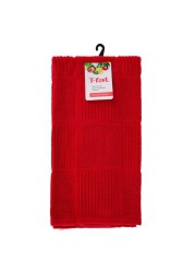 Tefal Kitchen Towel (33 x 16.5 cm, Red)