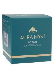 Aura Myst Glass Jar Candle W/Lid (128 g, Ocean)