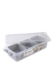 Hobby Life Plastic Grand 3-Section Organiser (1.2 L)