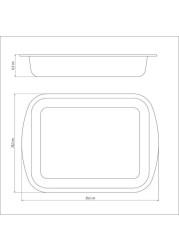 Tramontina Non-Stick Aluminum Deep Roasting Pan (34 cm)