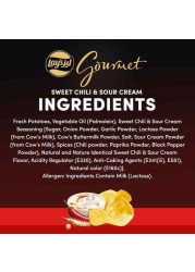 Lay&#39;s Gourmet Sweet Chilli and Sour Cream Potato Chips 50g