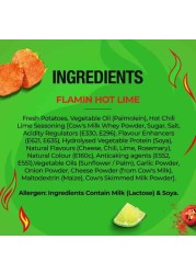 Lay&#39;s Flamin&#39; Hot Lime Flavoured Potato Chips, 48g