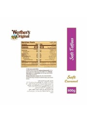 Werther&#39;s Original Soft Cream Caramel Toffees 600g