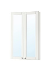 GODMORGON Mirror cabinet with 2 doors