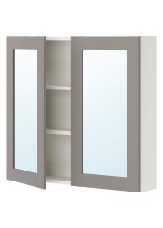 ENHET Mirror cabinet with 2 doors