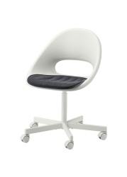 LOBERGET / BLYSKÄR Swivel chair with pad