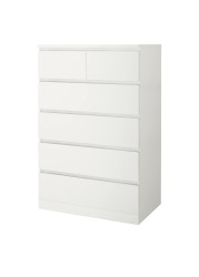 MALM Chest of 6 drawers