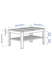 ÄPPLARÖ Coffee table, outdoor