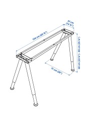 THYGE Frame for table top